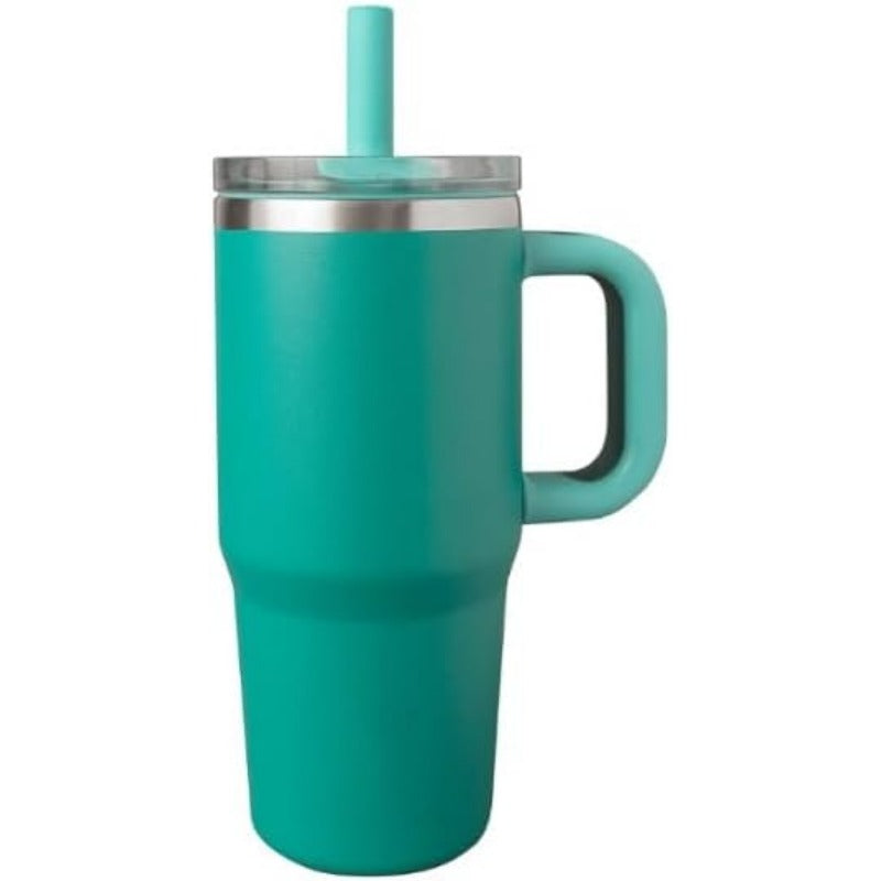 Insulated Spill-Proof Straw Cup for Toddlers – Easy Grip & Bite Valve Design