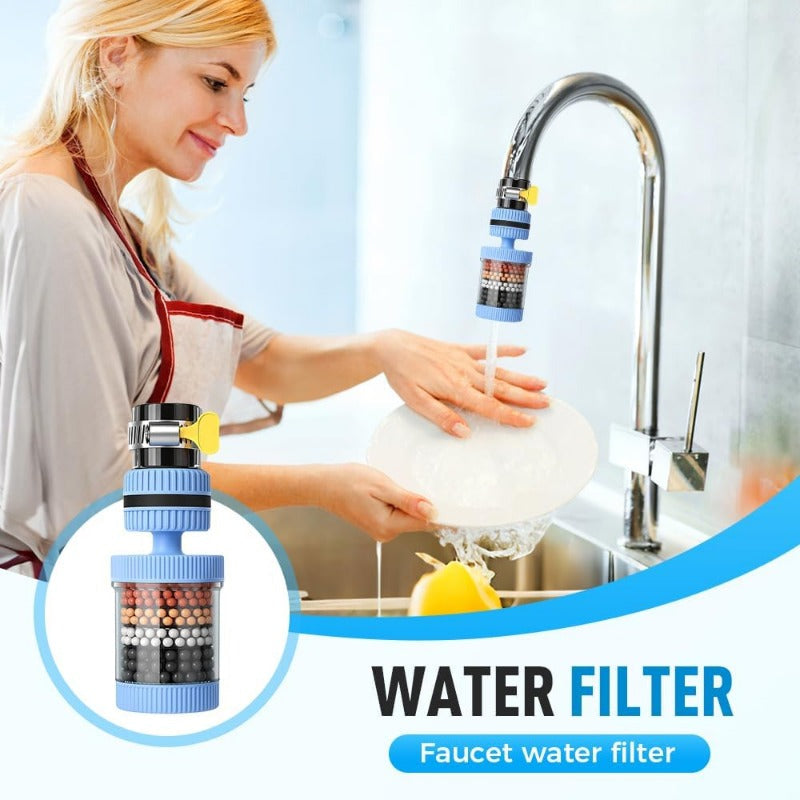 Multi-Stage Faucet Water Purifier – 6-Layer Tap Filter with Easy Install